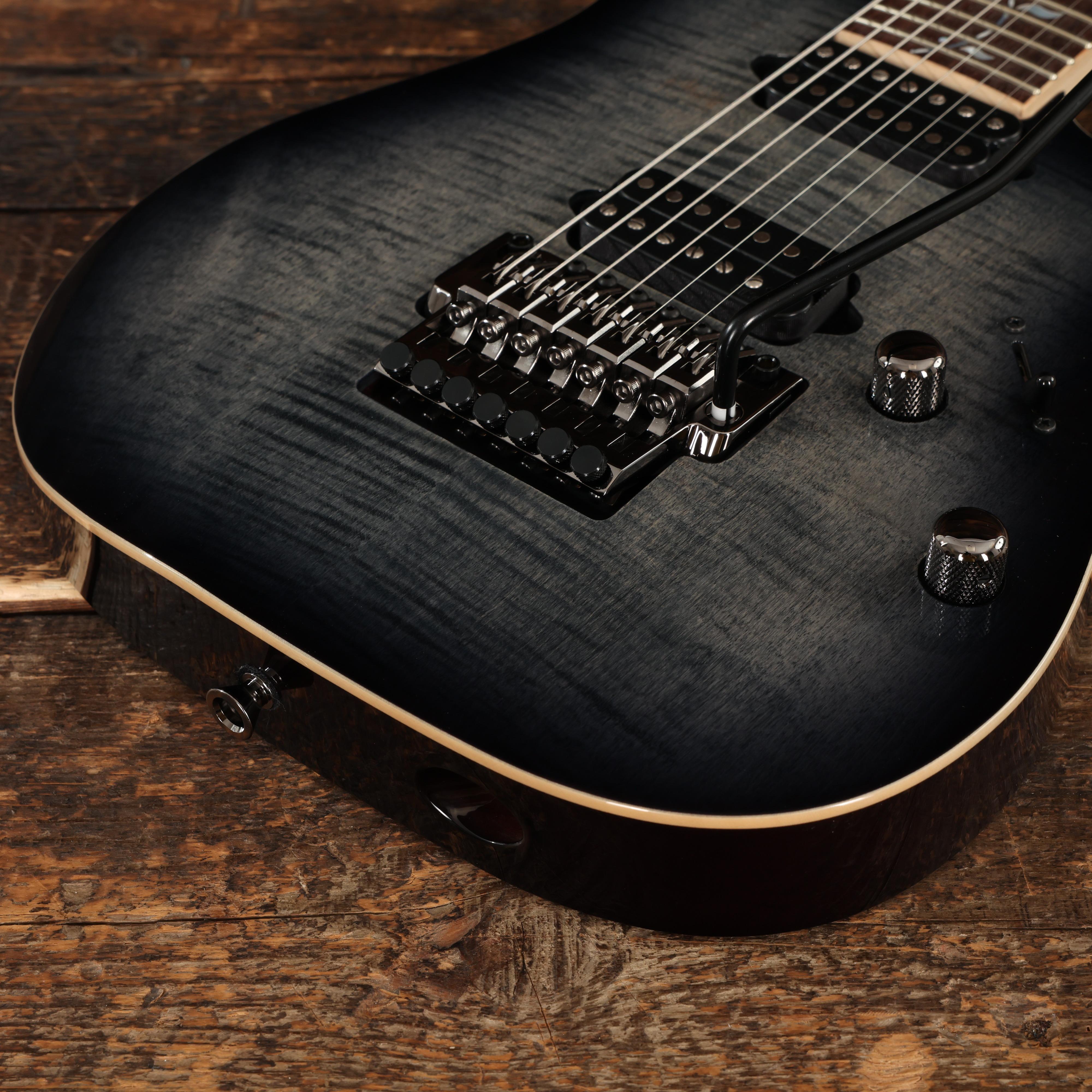 Ibanez RG8527-BRE j.custom 7-String Electric Guitar in Black